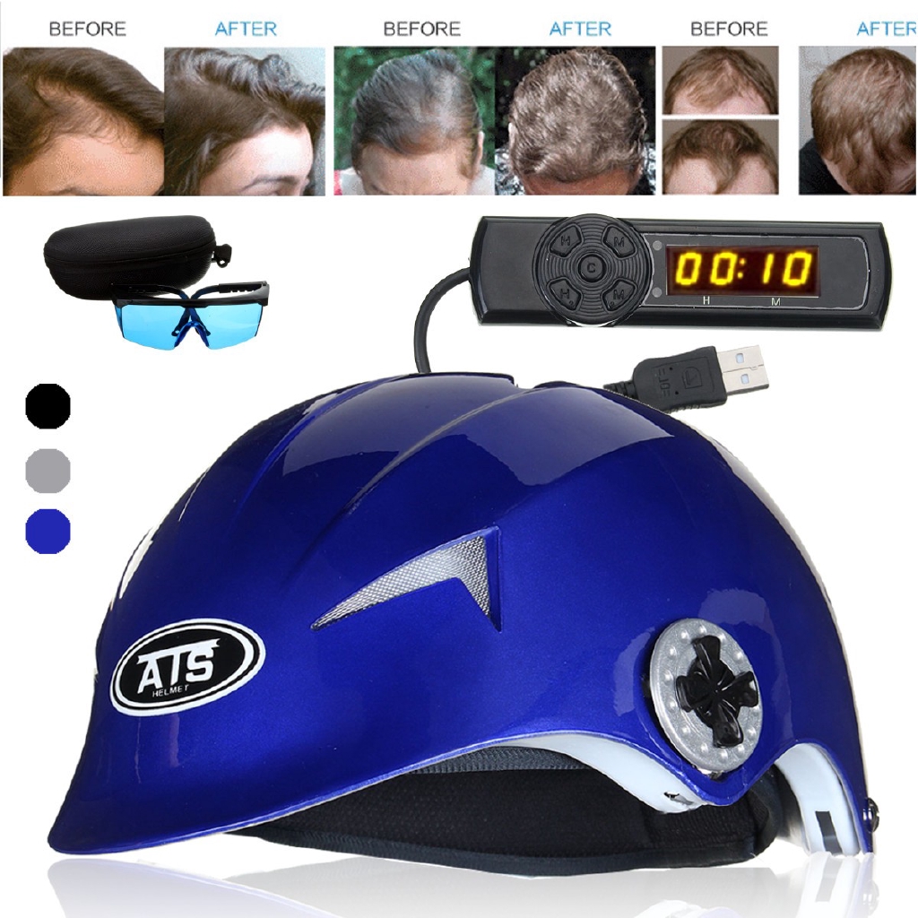 64 Diodes Laser Cap Hair Loss Therapy Treatment Promoter Regrowth