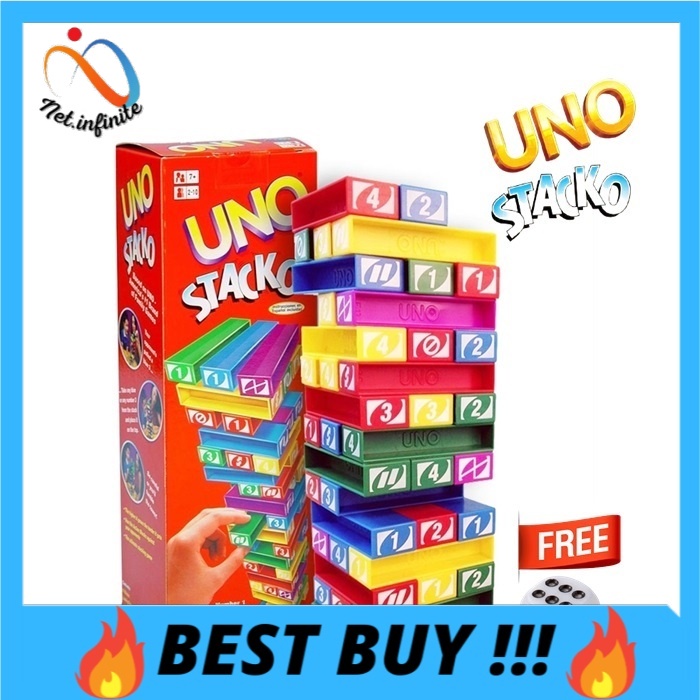 Stacko Stacking Jenga Game Stacking Block Game Toys