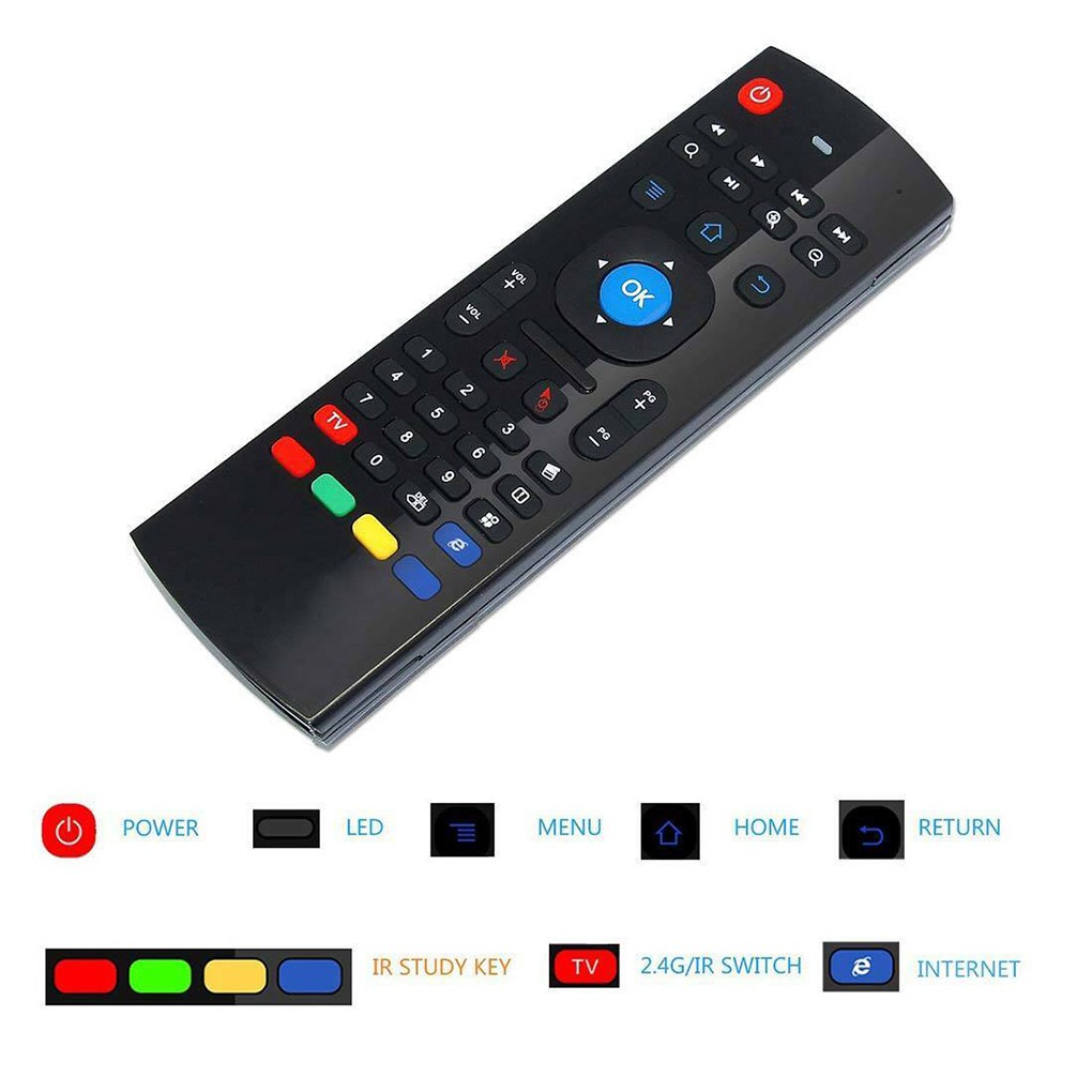Quality Reliable Wireless Keyboard Remote Control Air Mouse TV Box Smart PC Laptop Projector - Image 4