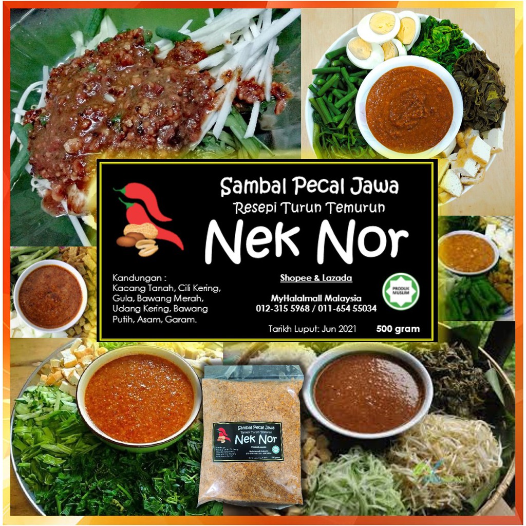 Pecal Jawa Asli Homemade Utk 5 7 Org Mkn Resepi Tradisi Sambal Pecal Jawa Turun Temurun Shopee Malaysia