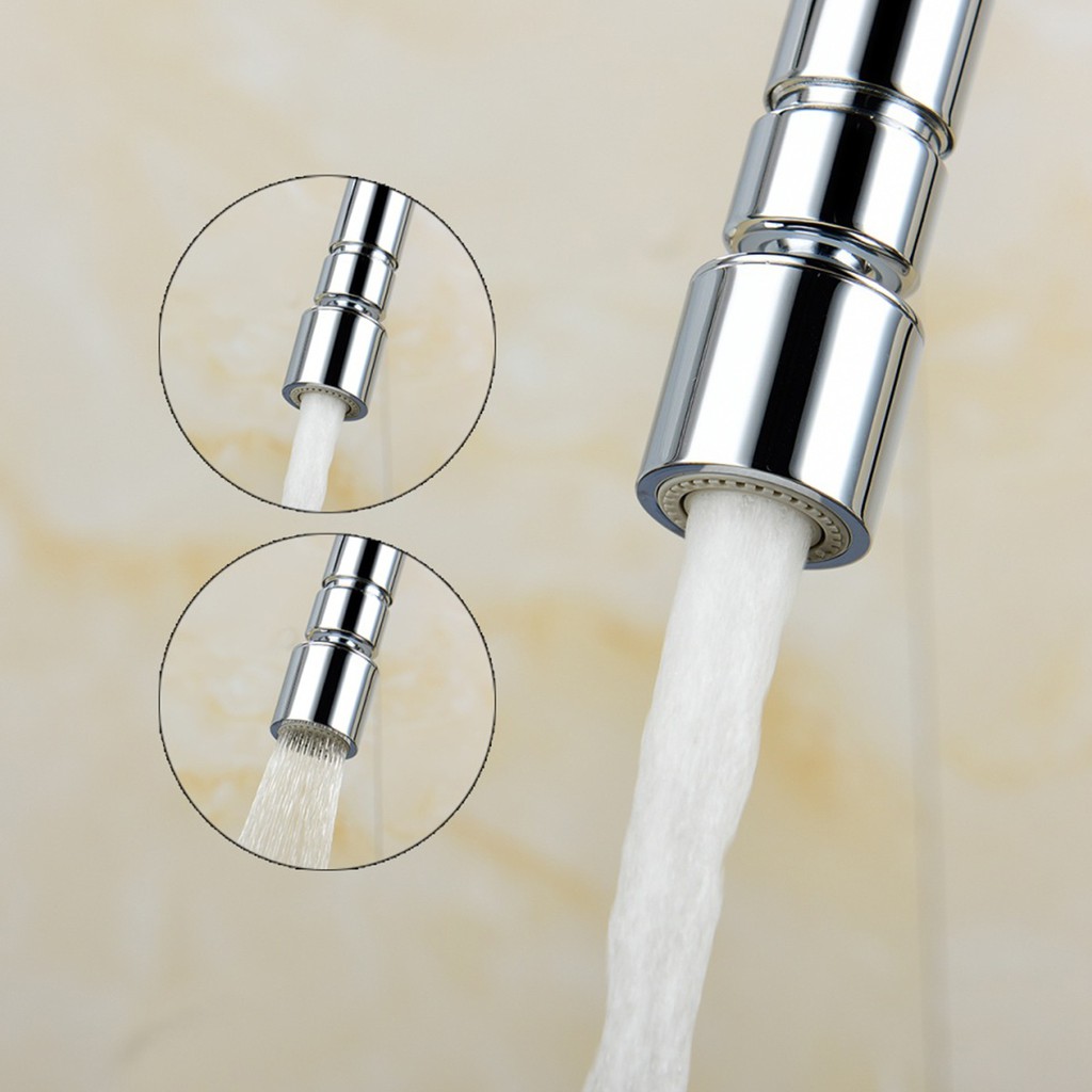 M22 Male Thread 360 Degree Swivel Dual Function 2 Flow Faucet