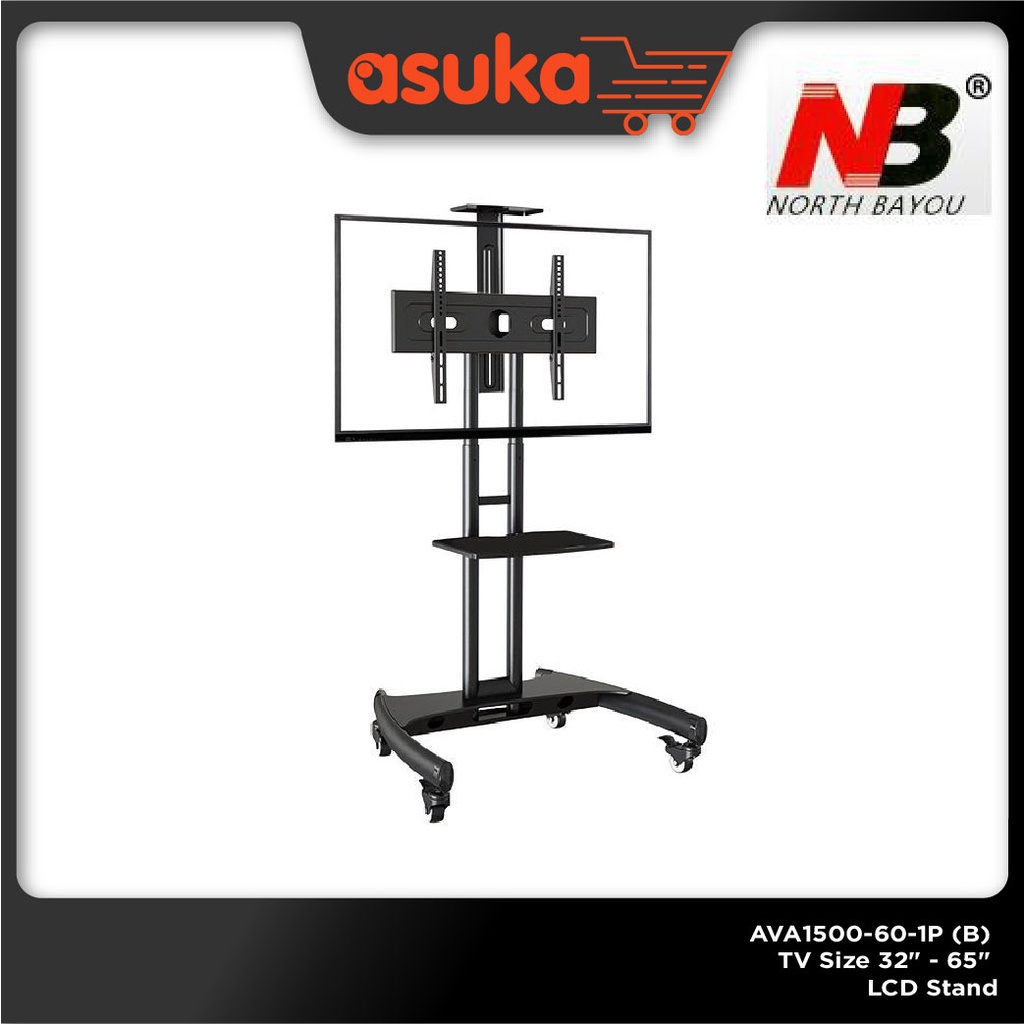 North Bayou AVA1500-60-1P (B) TV Size 32" - 65" LCD Stand