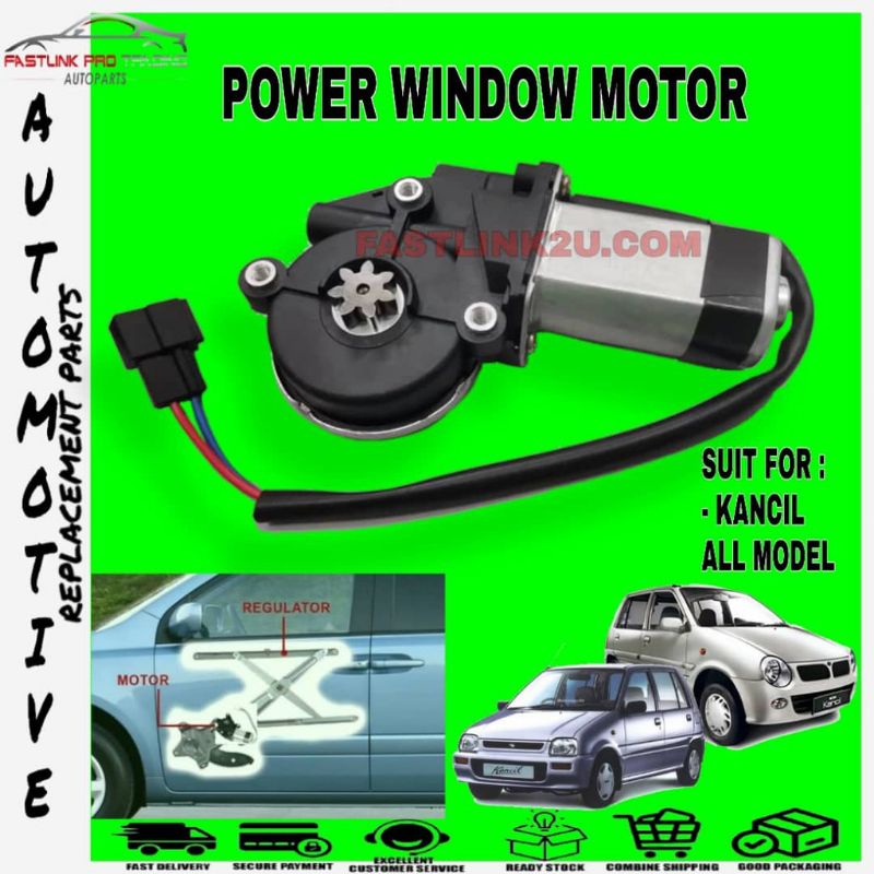MOTOR POWER WINDOW PINTU HADAPAN PERODUA KANCIL KENARI KELISA KEMBARA