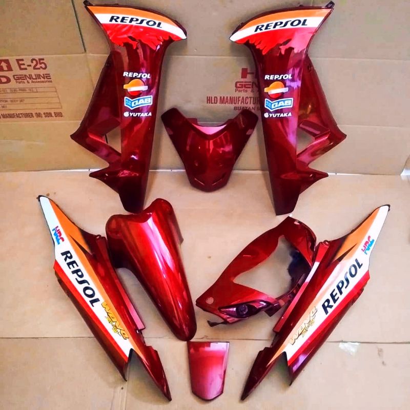 coverset honda wave 100 / 100R repsol edition Shopee Malaysia