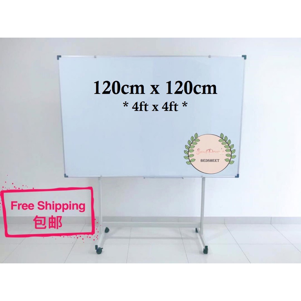 4x4 Whiteboard with Stand White Board Shopee Malaysia