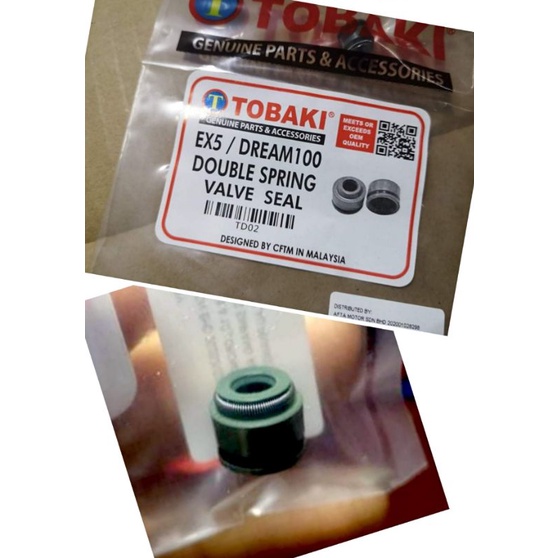 VALVE SEAL HONDA EX5 /DREAM /WAVE100 /WAVE100R /EX5 CLASS Shopee