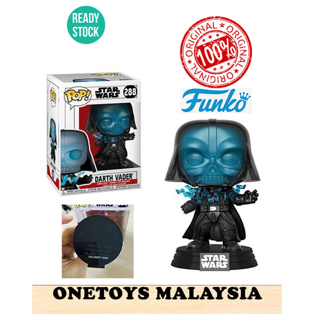 Glow In The Dark Electrocuted Darth Vader Funko Pop Vinyl Figure Star