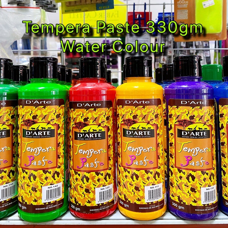 Tempera Paste / Water Colour /Paint 300gm D’ARTE / Colouring Shopee