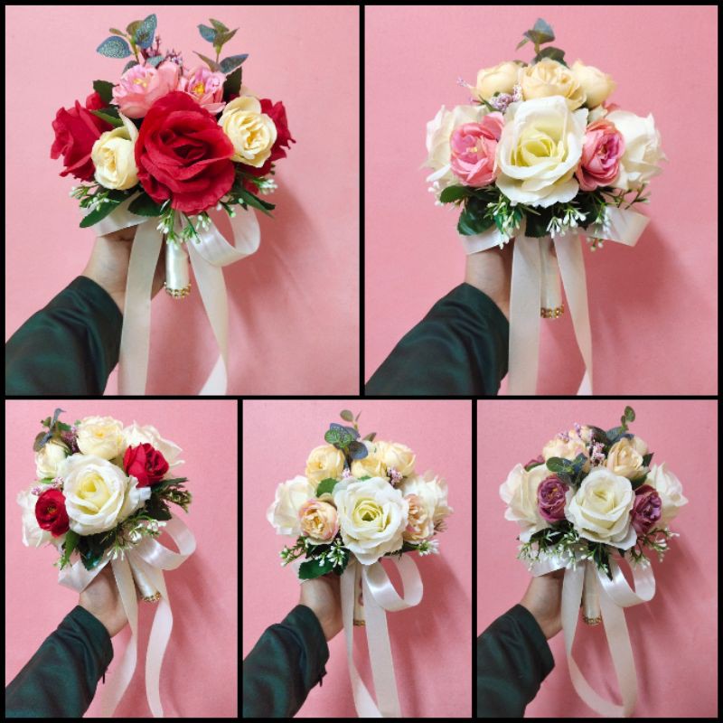 Rohani Bunga Tangan Cantik Bunga Tangan Pengantin Murah Bunga Tangan Mix Bunga Tangan Tunang Shopee Malaysia
