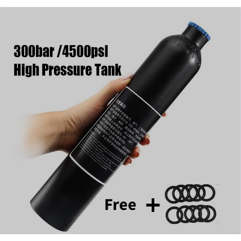 3000Psi 0.5L Air Tank 2200Psi Output Valve M18x1.5 HPA Tank For PCP Paintball 