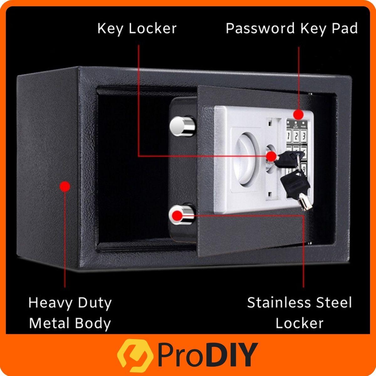 5KG & 6.4KG Safety Box Safe Box Burglary Safe Box AntiTheft Box Peti