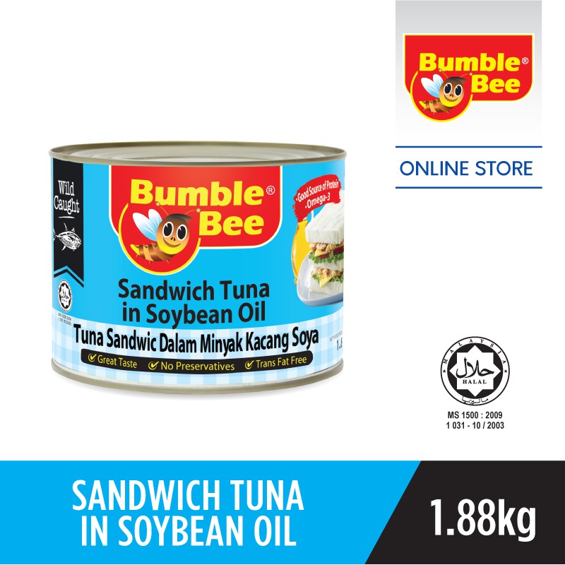 Bumble Bee Tuna Sandwich In Soybean Oil (1880g)