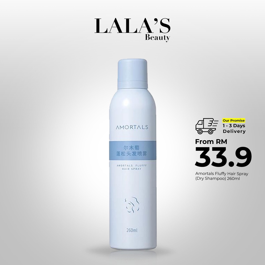 Amortals Fluffy Hair Spray (Dry Shampoo) 260ml Shopee Malaysia