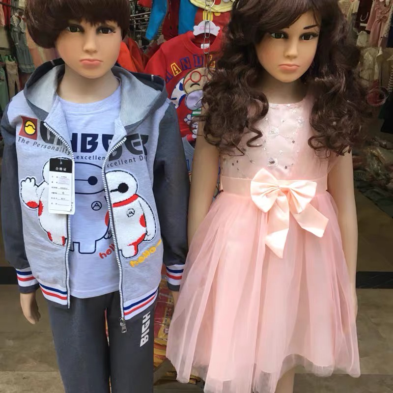 Mannequin Children Kids Child Full body110cm Skin Colour Patung Budak Seluruh Badan Kedai Baju