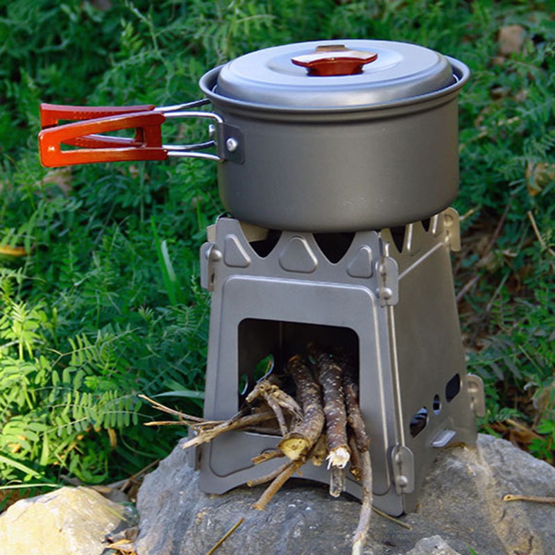 Da Outdoor Wood Stove Small Firewood Stove Titinium Shopee Malaysia
