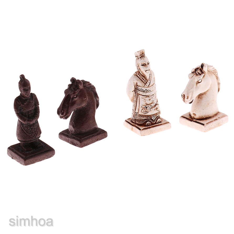 Set of Chinese Military Chess Pieces Set Board Game for Family Entertainment