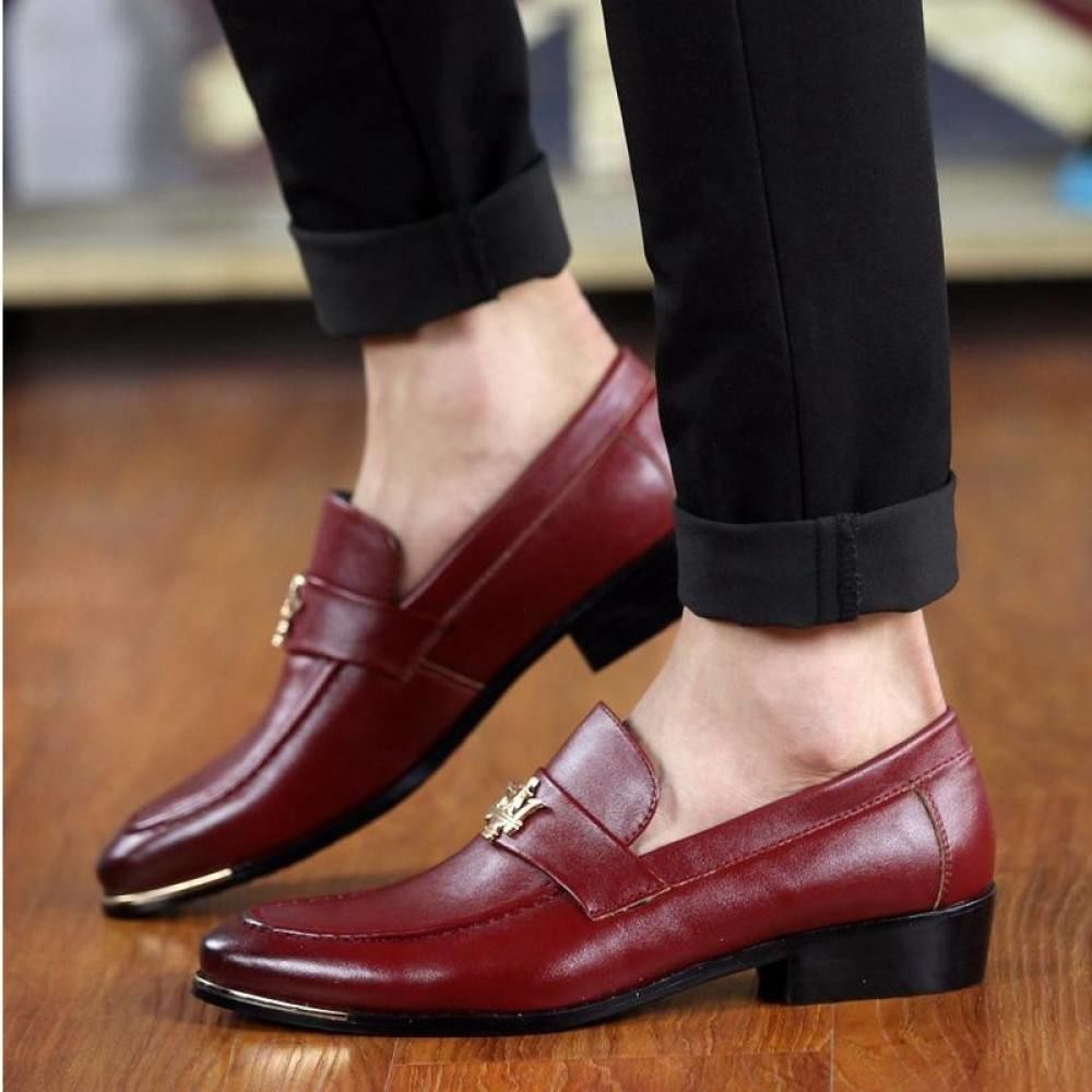 oxford leather casual shoes
