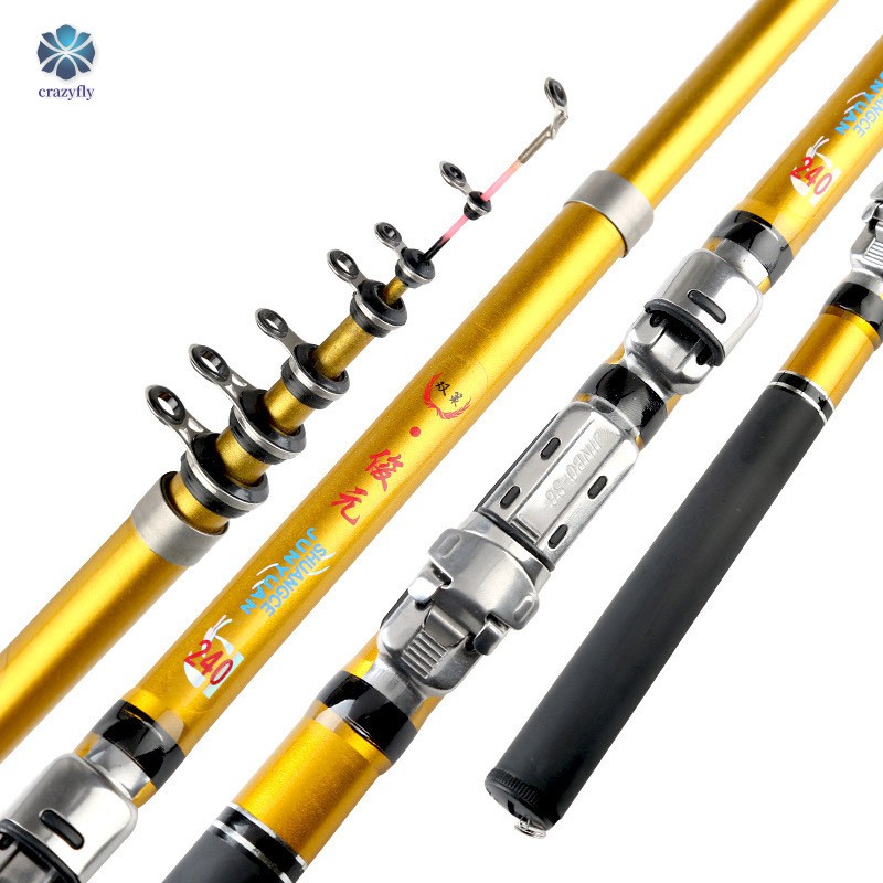 Premium Purpose 1.8-3m Portable Telescopic Rotating Fishing Rod Super Lightweight Carbon Fiber Casting Joran Pancing ... - Image 5
