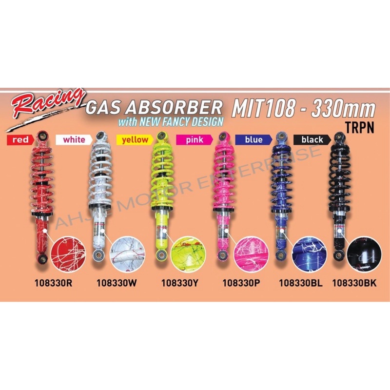 RXZ/EX5 330MM ABSORBER BATIK (APIDO)