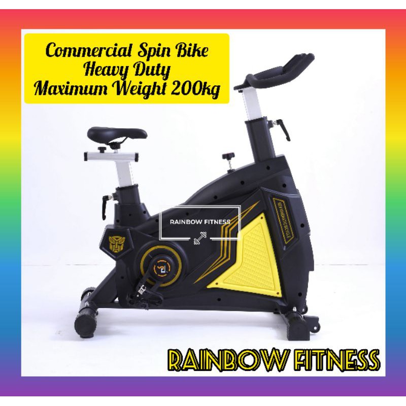 exercise bike max user weight 200kg