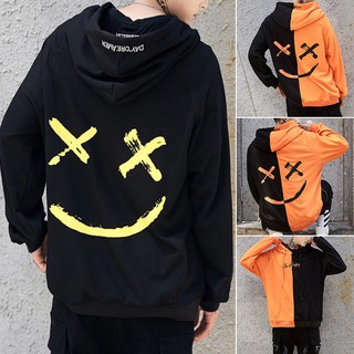 marshmello orange and black hoodie