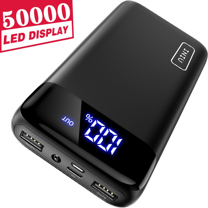 HOT SALES Original 50000 mah Powerbank High Capacity Led Powerbank