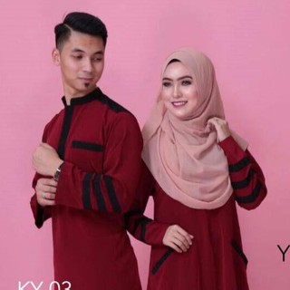  SEDONDON SET COUPLE BAJU KURUNG MODEN PUTRI BAJU 