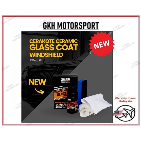 Cerakote Ceramic Glass Coat Car Windscreen Nano Coating Windshield Kit