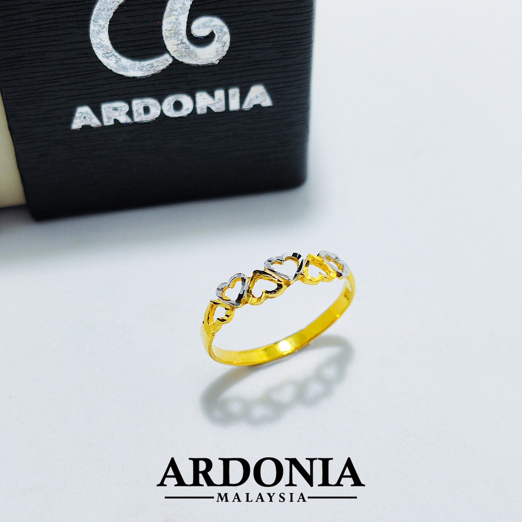 Ardonia Cincin Emas 375 9k Gold 375 Gold Shopee Malaysia