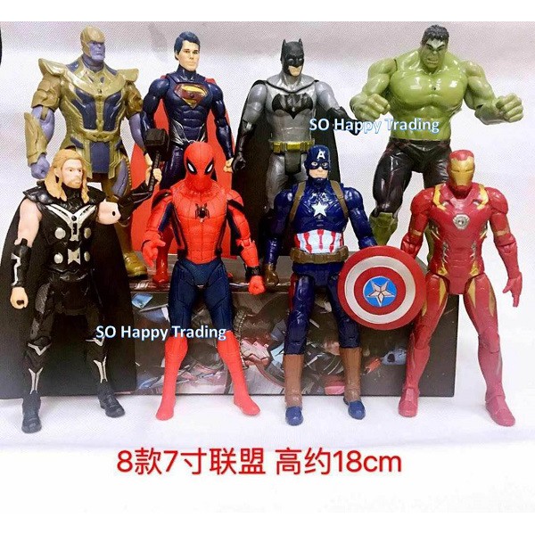 avengers action figures set of 8