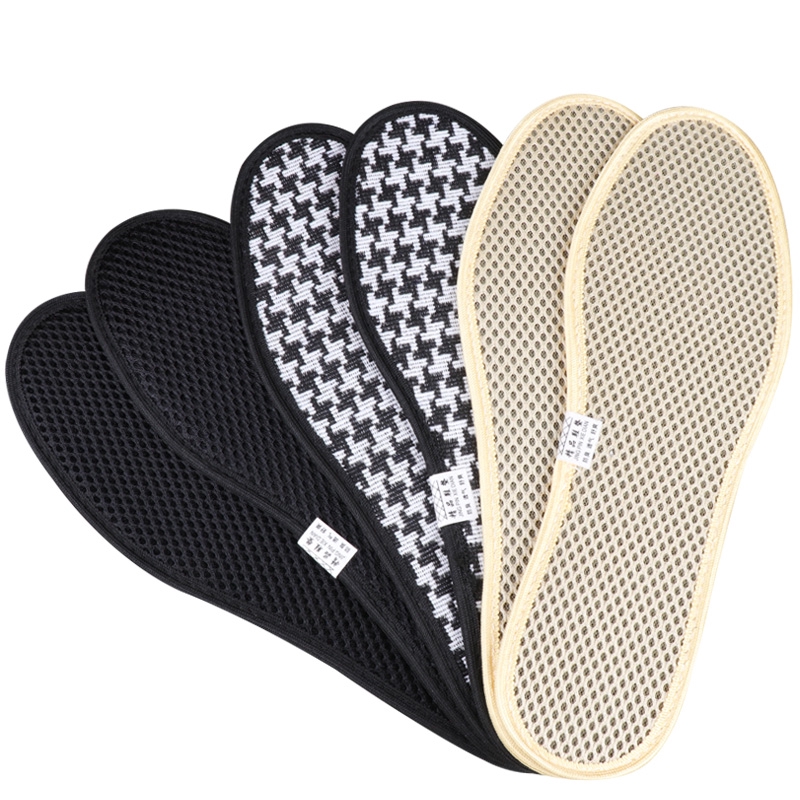 1 Pair Deodorant Insole Comfortable Breathable Insole Antiskid Bamboo Charcoal