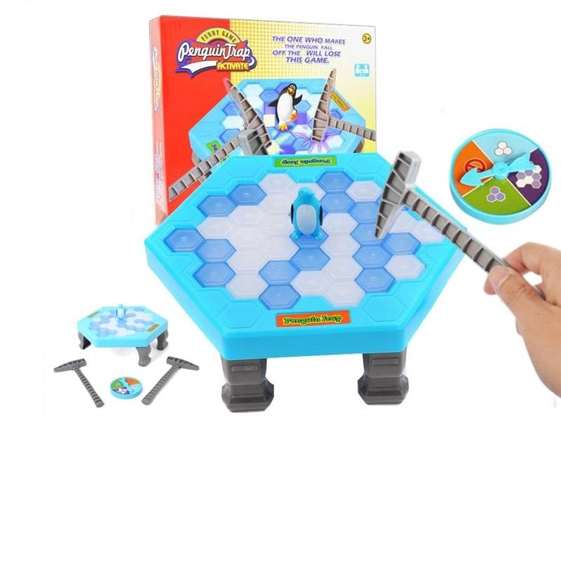 [best] Penguin Trap Game Toys Icebreaker Kid Puzzle Desktop Knock Ice 