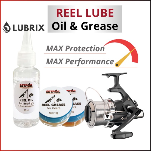 Reel X High Performace Fresh & Saltwater Fishing Reel Oil and Grease Lubricants 
