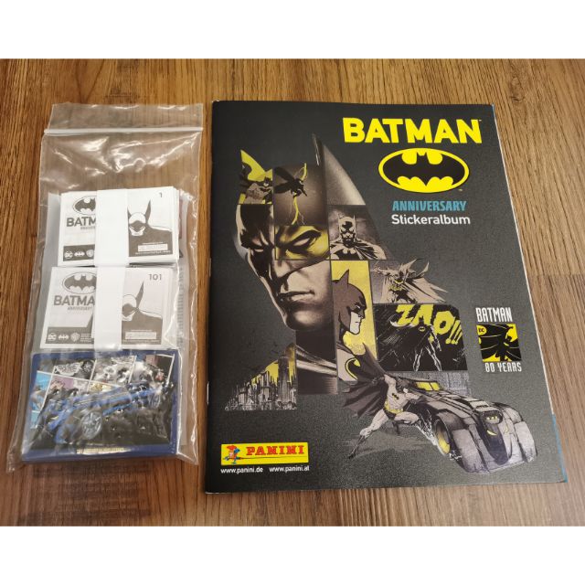Panini Batman 80 Years Anniversary Album with Full Set of Stickers and  Cards | Shopee Malaysia