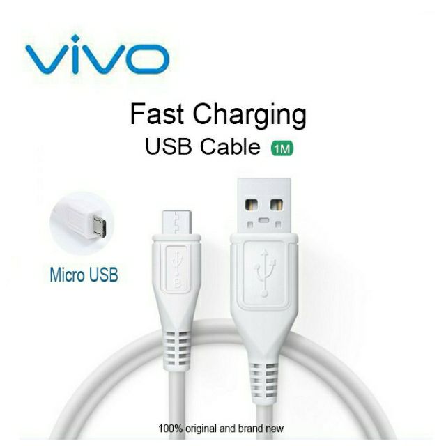 Original Vivo Micro USB Fast Charging & Data Cable 2.0 Shopee Malaysia