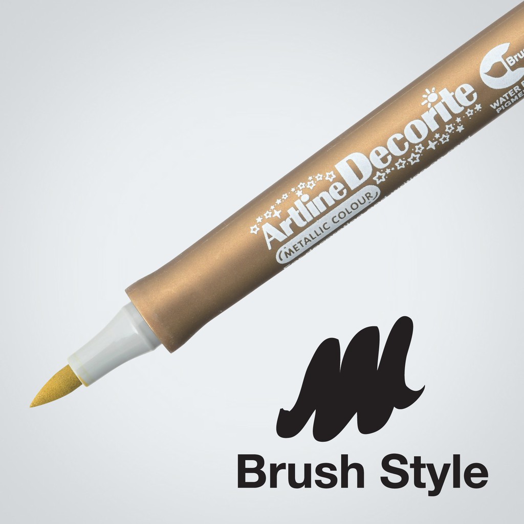 Artline Decorite Markers Brush Style Marker Pen 20 COLORS Shopee