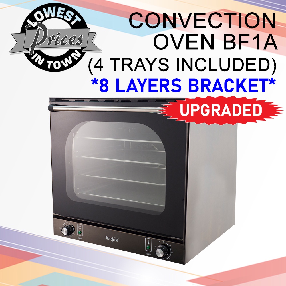 <LOWEST PRICE IN TOWN> Innofood Convection Oven 1A KT-BF1A UPGRADED 8 LAYER Big Capacity Baking Oven Twin Turbo Fan