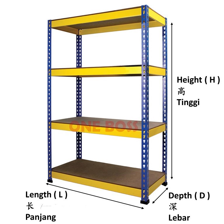 BOLTLESS RACK HOME STORAGE WAREHOUSE STORE  ROOM OFFICE 