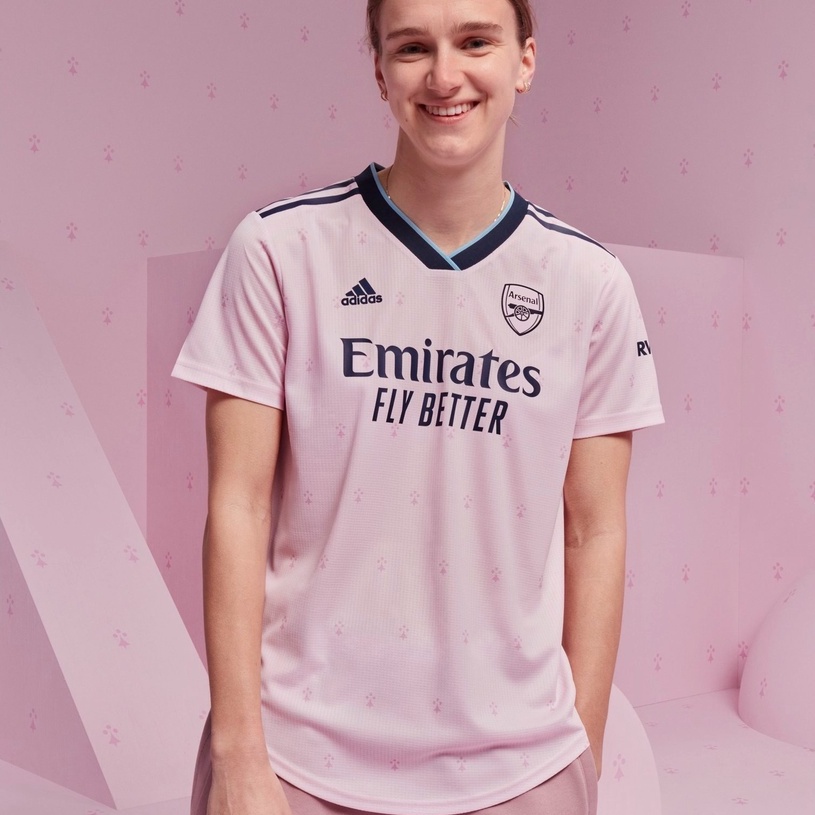 Girl Wearing Arsenal Jersey,Arsenal Away Kit Women,18/19 lady S-XL