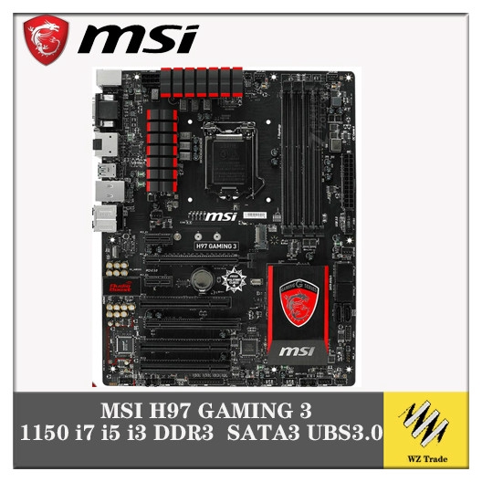 desktop motherboard MSI H97 GAMING 3 PC DDR3 LGA 1150 motherboard