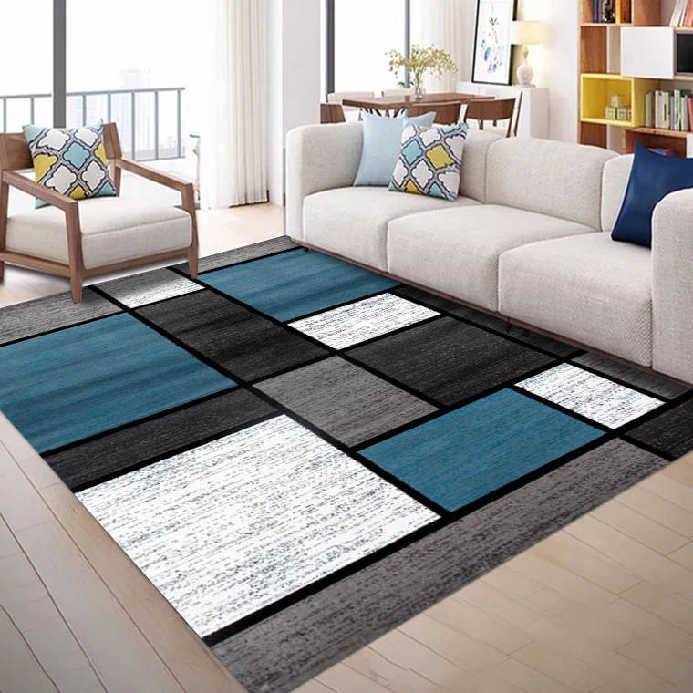 Hot Sell Ikea Style Modern Minimalist Living Room Carpet Sofa Coffee Table Mat B Shopee Malaysia