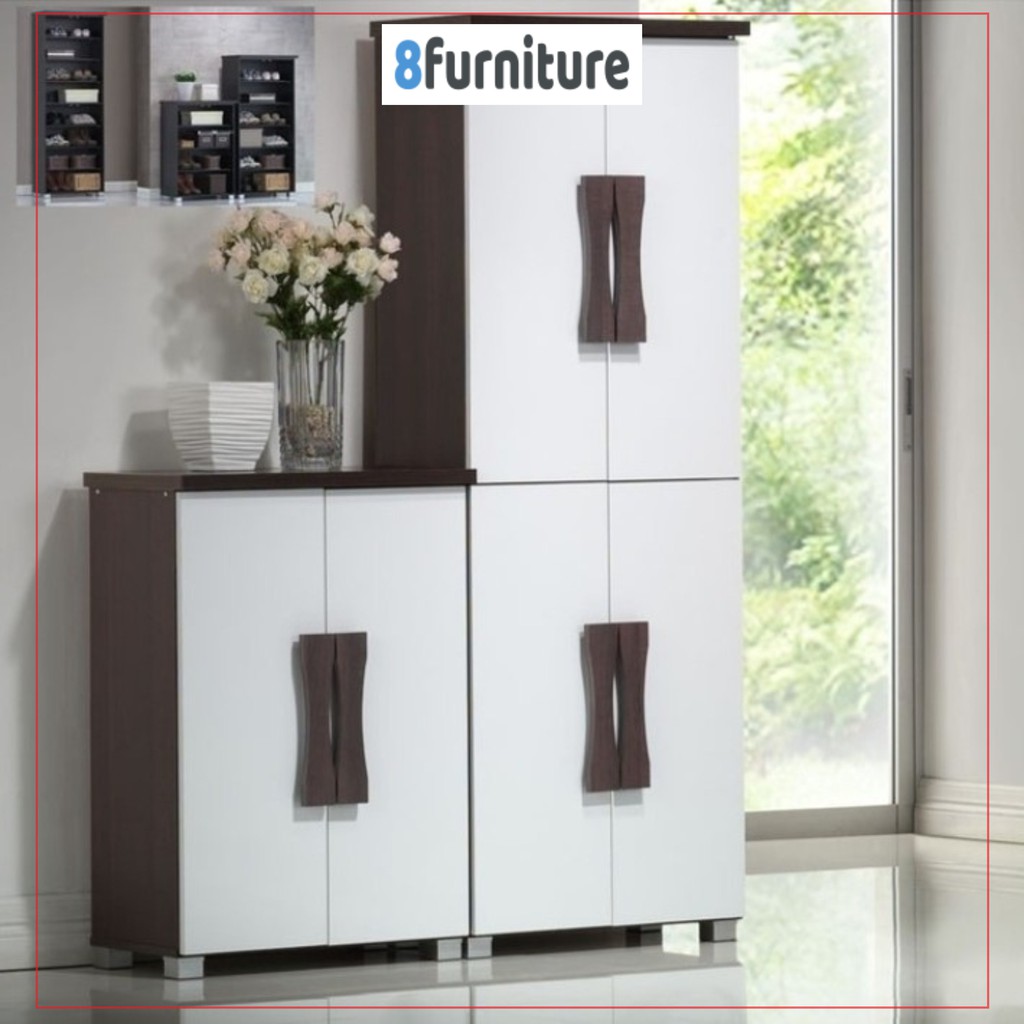 Modern Sideboard Buffet with Wooden Handles Living Room