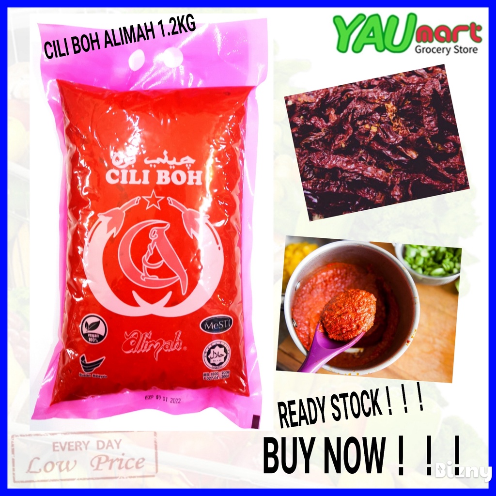 Buy Yau Mart Cili Boh Alimah 1 2kg Blended Chilli 辣椒酱 Seetracker Malaysia