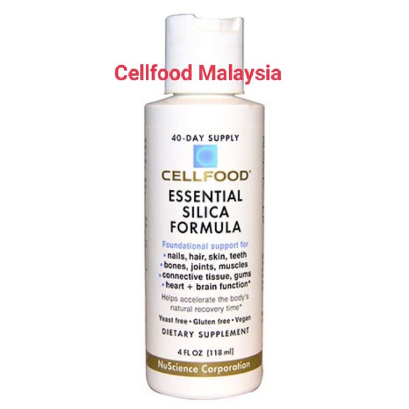 最安値級価格 セルフード エッセンシャル シリカ 液体サプリメント 118ml 約40日分 CellFood Essential Silica 