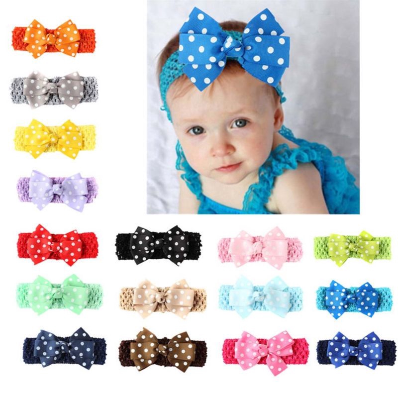 Baby Toddler Cute Kids Bunny Rabbit Bow Knot Turban Serre-Tête Cheveux bande Bandeau