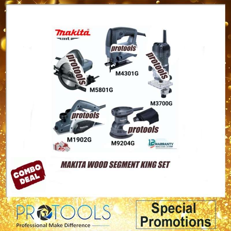 [SPECIAL PROMO] READY STOCK! MAKITA ORINGINAL COMBO SET ( CIRCULAR SAW