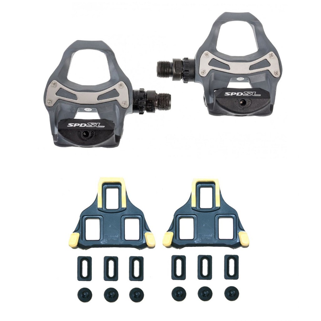 Phalanx Onderdrukken Productiviteit READY STOCK Shimano R550 Pedals with cleats road bike rb clipless (black) |  R540 105 CARBON Zeray road pedal | Shopee Malaysia