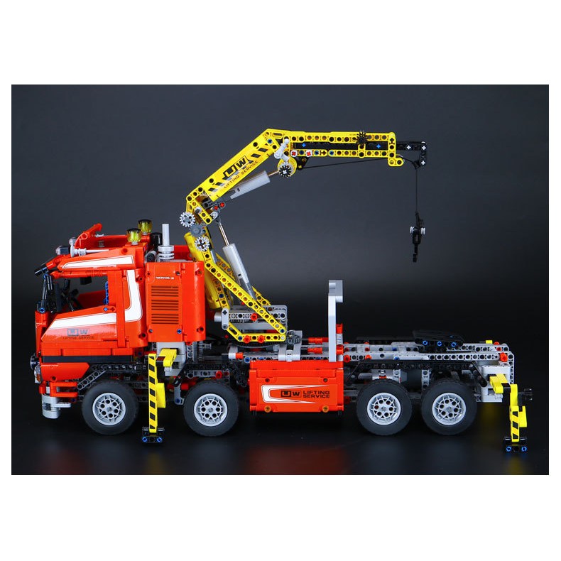 Brick Technic Crane, Block Technic Crane, Building Blocks, Bricks Toy