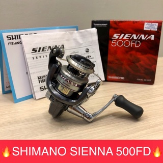 Shimano sienna 500fd spinning fishing reel with 1 year warranty