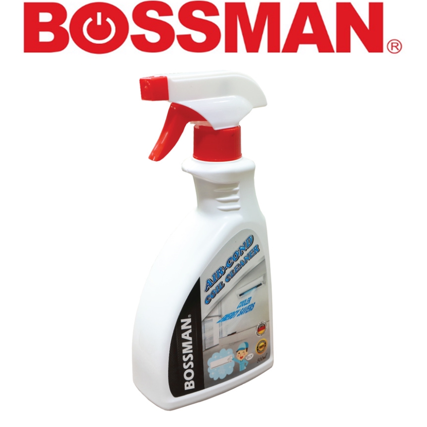 BOSSMAN BAS10-M AIR CORDITIONER CLEANER SPRAY 500ML HOME CARE CLAENING SOLUTION EASY USE SAVE TIME ACCESSORIES